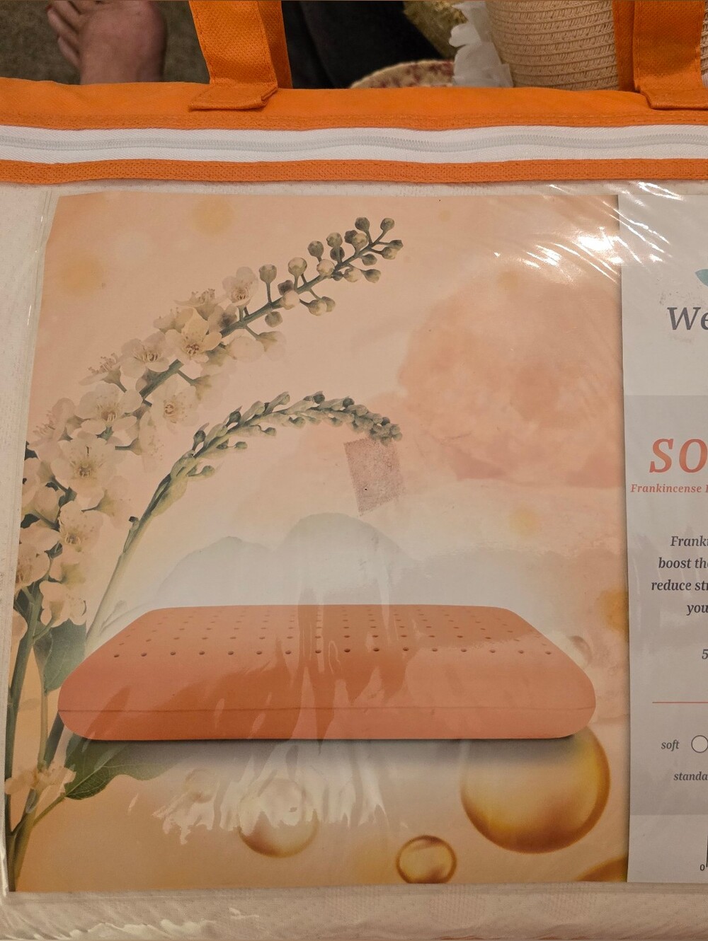 Pillow- Plush White Memory Foam - New In Bag